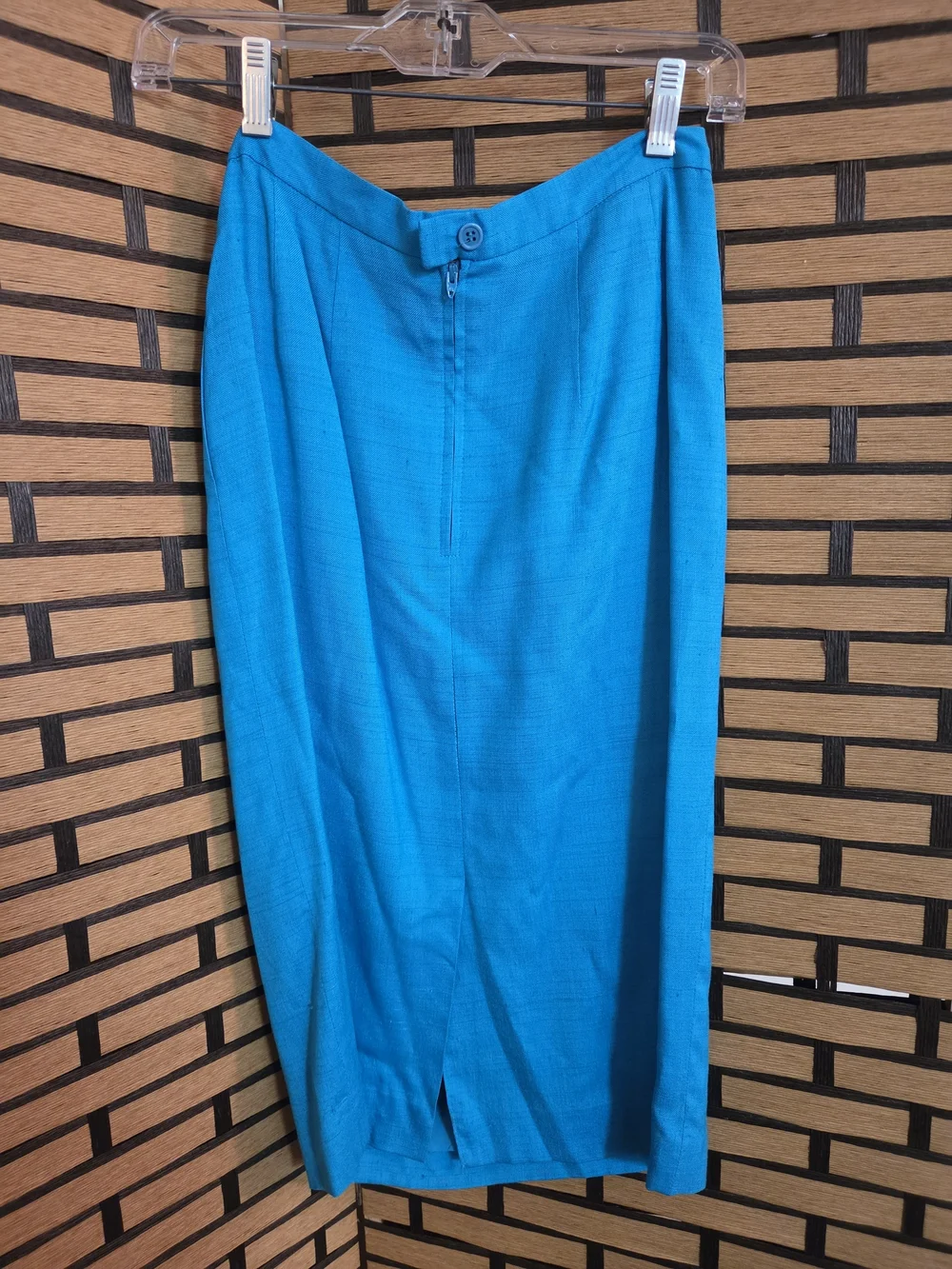 Dior Womens Turquoise Suit Jacket and Skirt Set